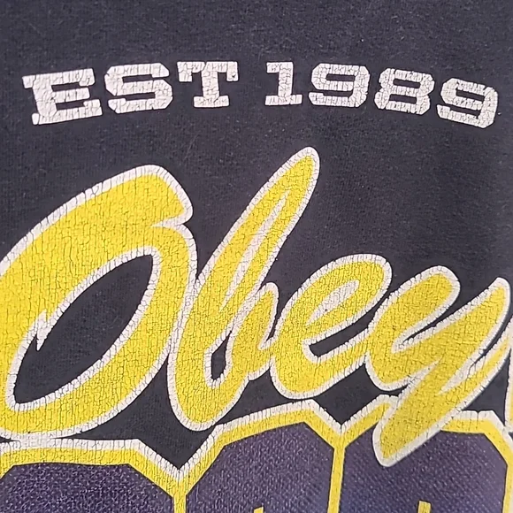 Obey black tshirt worldwide propaganda large - Picture 5 of 9